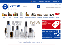 Tablet Screenshot of juvasa.com